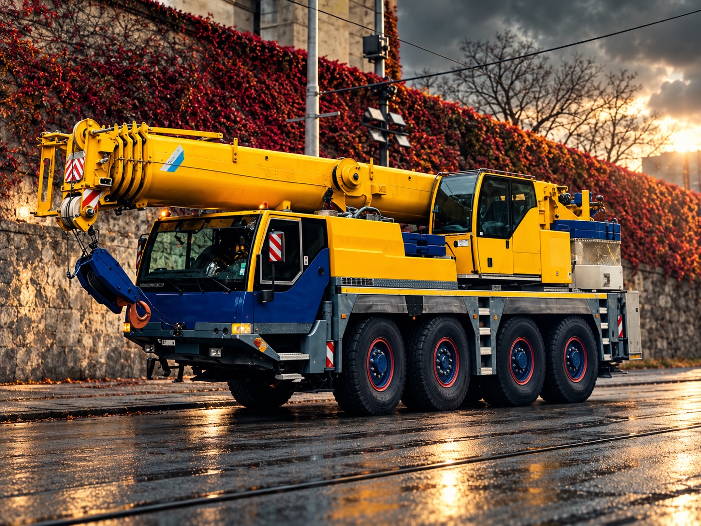 Liebherr LTM 1060/2 při práci